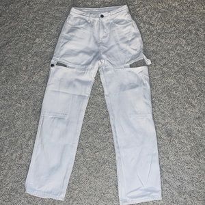 White Wide Leg Jeans 😍